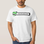 T-shirt Les personnes automatiques d'Aromantic existent (Devant)