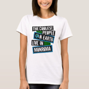 T-shirt Les personnes les plus cool sur Terre vivent à Mon