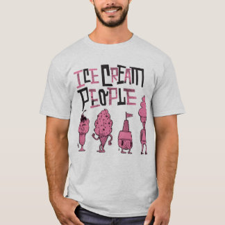 T-shirt Les personnes "rose de crème glacée badinent "