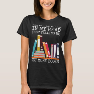 T-shirt Les Petites Voix Dans Ma Tête Continuent À Me Dire