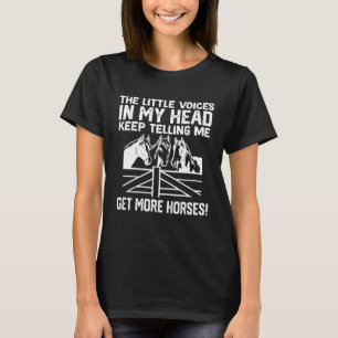 T-shirt les petites voix dans ma tête n'arrêtent pas de me
