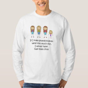 T-shirt Les Petits-Enfants Auraient Eu Leur Premier T-shir