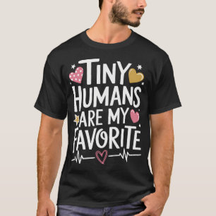 T-shirt Les petits humains sont mon infirmière pédiatrique