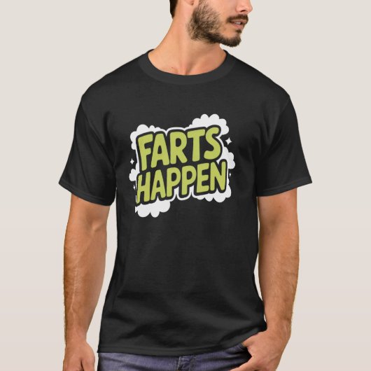 T-shirt Les pets arrivent (Devant)