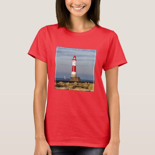 T-shirt Les phares | Beachy Head Lighthouse England (Devant)