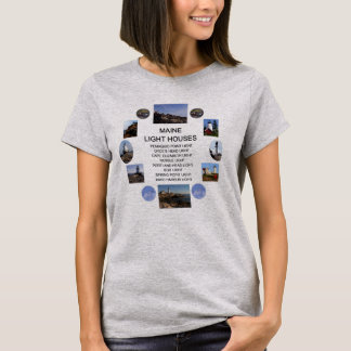 T-shirt Les phares du Maine