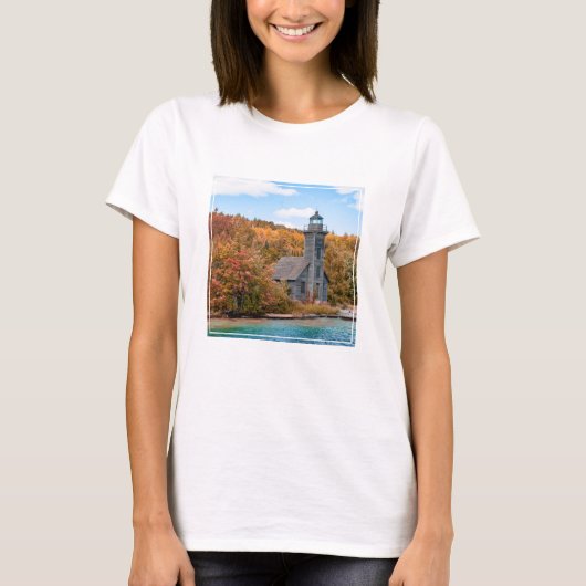 T-shirt Les phares | Grand Island East Channel Light (Devant)