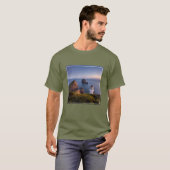 T-shirt Les phares | Phare Cap Brett Nouvelle-Zélande (Devant entier)