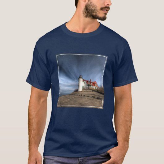 T-shirt Les phares | Point Betsie Lake Michigan (Devant)