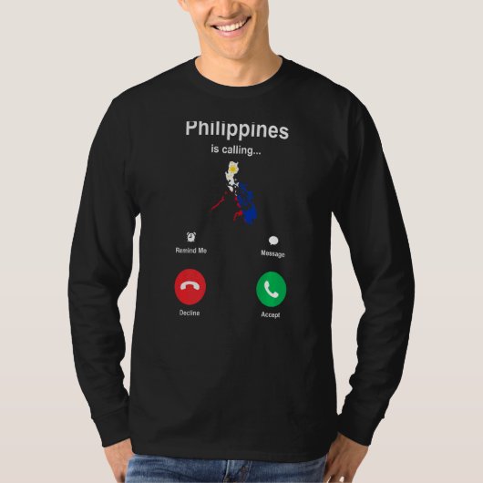 T-shirt Les Philippines appellent (Devant)