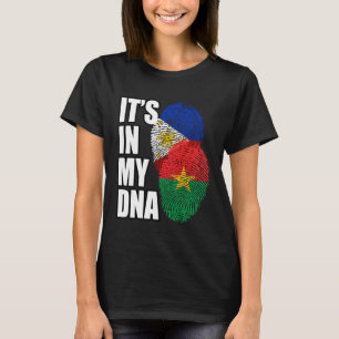 T-shirt Les Philippines Et Le Burkinabé Mélangent Le Patri