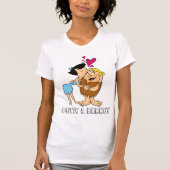 T-shirt Les Pierrafeu | Betty Kissing Barney (Devant)