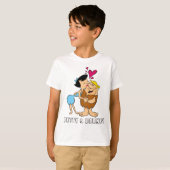 T-shirt Les Pierrafeu | Betty Kissing Barney (Devant entier)