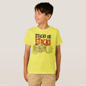 T-shirt Les Pierrafeu | Fred & Barney - Stacks on Stacks (Devant entier)
