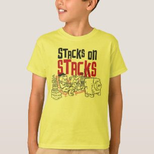 T-shirt Les Pierrafeu  Fred & Barney - Stations sur piles