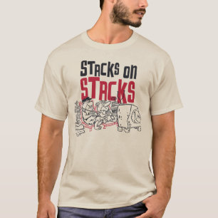 T-shirt Les Pierrafeu Fred & Barney - Stations sur piles