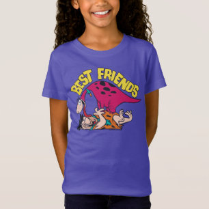 T-Shirt Les Pierrafeu   Fred & Dino - Les meilleurs amis