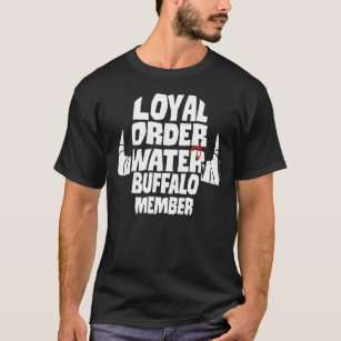 T-shirt Les Pierrafeu   Loyal Order Water Buffalo Membre