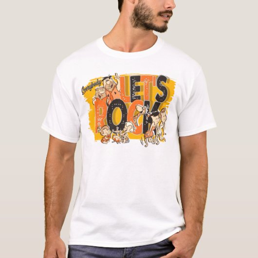 T-shirt Les Pierrafeu | Tout le monde Rock (Devant)