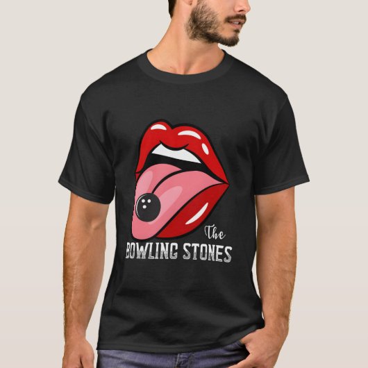 T-shirt Les Pierres De BowlingAmuse Best Bowling Team (Devant)