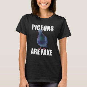 T-shirt Les pigeons sont de faux menteurs Les oiseaux ne s