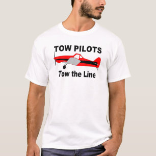 T-shirt Les pilotes de remorquage remorquent la ligne