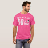 T-shirt Les Pirates Des Caraïbes Mort Men Ne Racontent Auc (Devant entier)