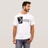 T-shirt les planètes, hommes sont de trouble. Les femmes (Devant entier)