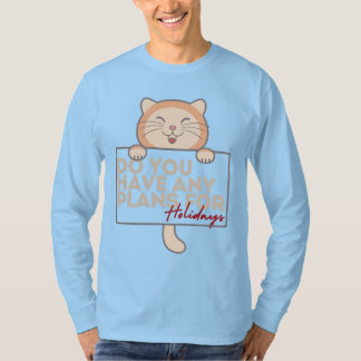 T-shirt Les plans de vacances pour hommes kitty sweatshirt