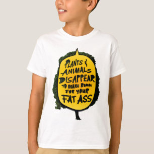 T-shirt Les PLANTES et les ANIMAUX DISPARAISSENT…