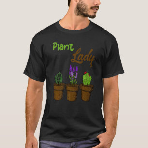 T-shirt Les plantes rendent les gens heureux jardinage dur