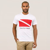 T-shirt Les plongeurs le font 2 plus profonds (Devant entier)