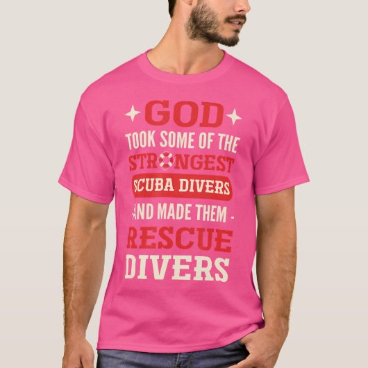T-shirt Les Plongeurs Les Plus Forts Deviennent Des Plonge (Devant)