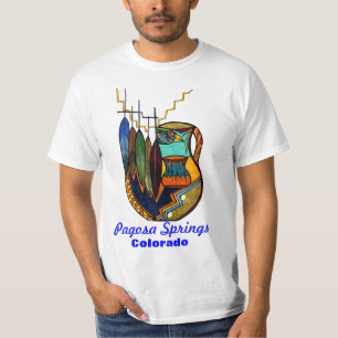 T-shirt Les plumes et le pot latéraux sauvages