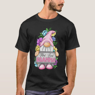 T-shirt Les plus aimés Gramma Gnome Maman Anniversaire Fil