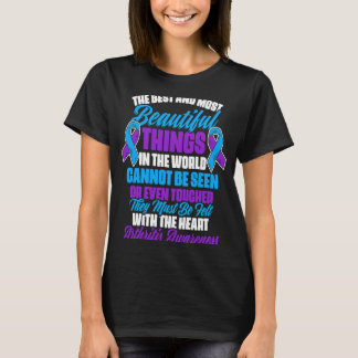 T-shirt Les plus belles choses Ribbon Rheumatoid Arthrite