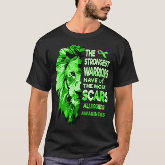 T-shirt Les Plus Forts Allergies Les Guerriers Ont Le Plus