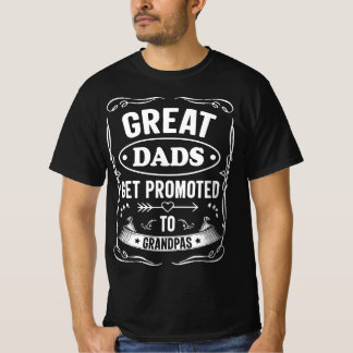 T-shirt Les plus grands papas sont promus à grand-père