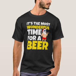 T-shirt Les Plus Merveilleux Noël De Bière En Juillet Père