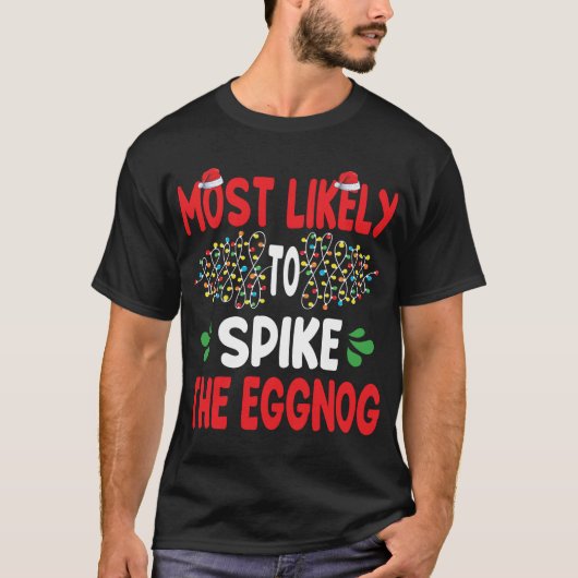 T-shirt Les Plus Probables De Spike La Famille Eggnog Funn (Devant)