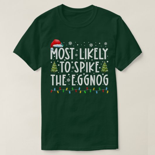 T-shirt Les Plus Probables De Spike La Famille Eggnog Funn (Design devant)