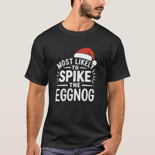 T-shirt Les Plus Susceptibles D'Aiguiller Le Matching Noël (Devant)