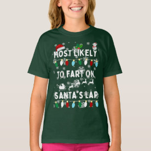 T-shirt Les plus susceptibles de commencer sur père Noël l