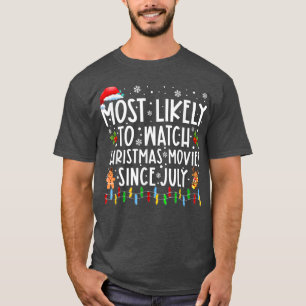 T-shirt Les Plus Susceptibles De Regarder Des Films De Noë