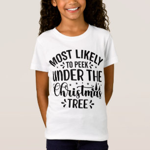 T-Shirt Les plus susceptibles de regarder sous l'arbre