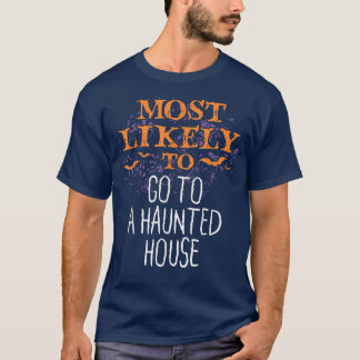 T-shirt Les Plus Susceptibles D'Halloween Aller À Un Mat D