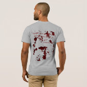 T-shirt les poings, EN CAS DE DOUTE, FRAPPENT, ils (Dos entier)