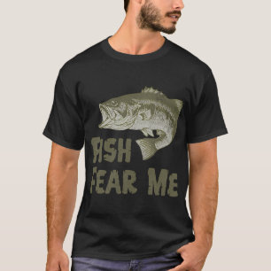 T-shirt Les poissons me craignent – Conception drôle de pê