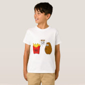 T-shirt Les pommes frites de pomme de terre sont que vous (Devant entier)