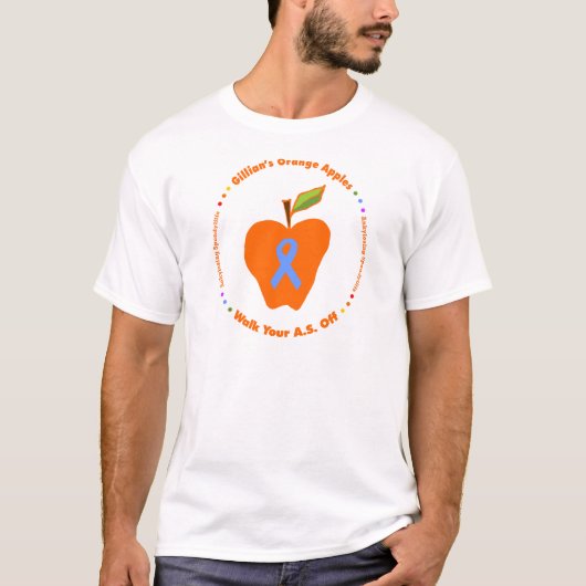 T-shirt Les pommes oranges de Gillian (Devant)